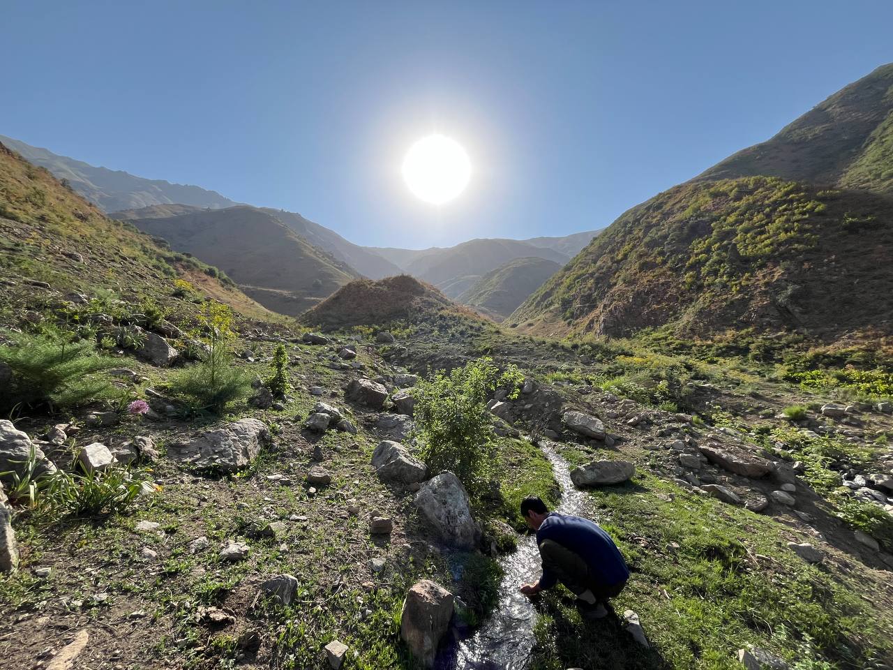 Mountain spring in Kamarob Valley